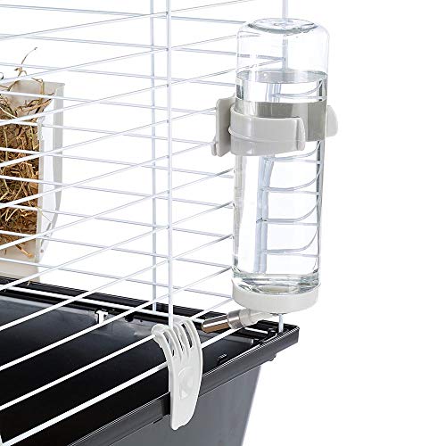 Ferplast Casita 120 Cage Spacieuse, Toit Arrondi, Accessoires Inclus, en Métal Vernis, Blanc et Plastique pour Lapins, Maisonnette pour Cochons d'inde, 119 x 58 x h 60 cm Ferplast Casita 120 Cage Spacieuse, Toit Arrondi, Accessoires Inclus, en Métal Vernis, Blanc et Plastique pour Lapins, Maisonnette pour Cochons d'inde, 119 x 58 x h 60 cm