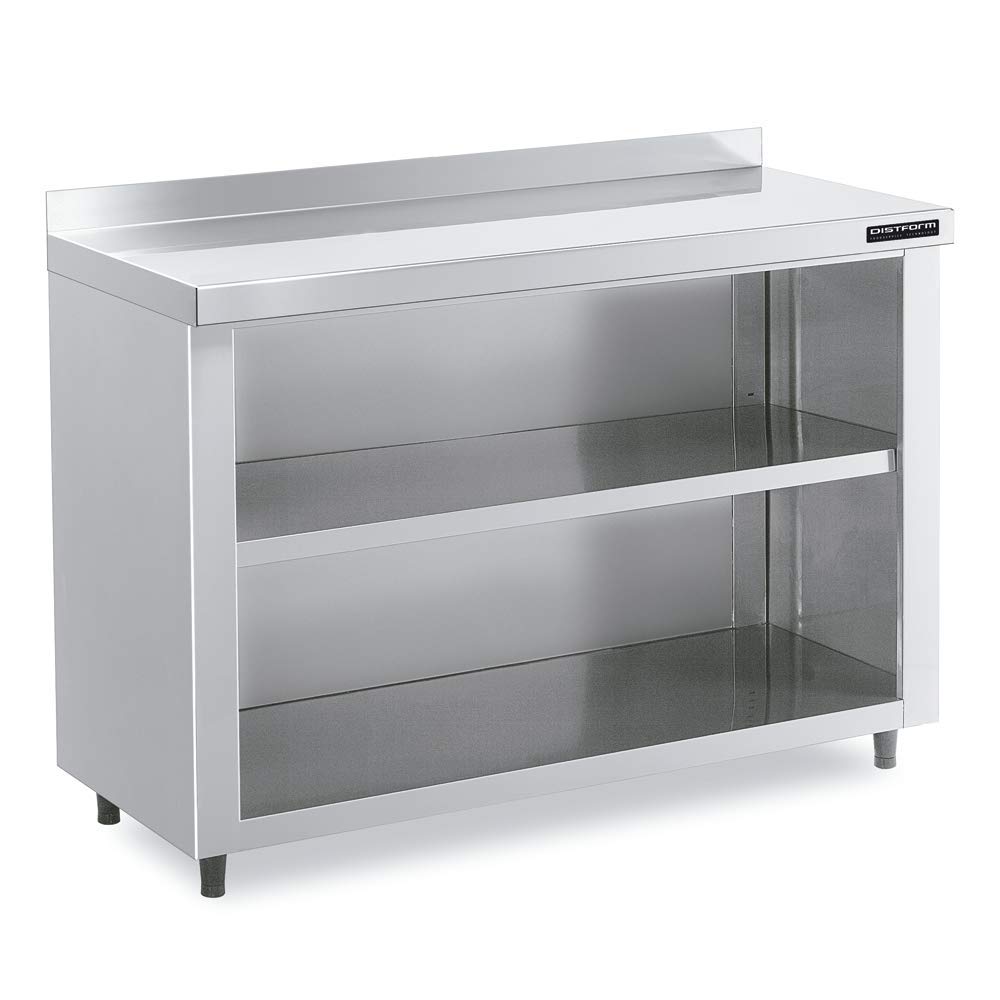 Mobili per bancone in acciaio inox – Macchina bar hotel 2500 x 600 x 1050 mm