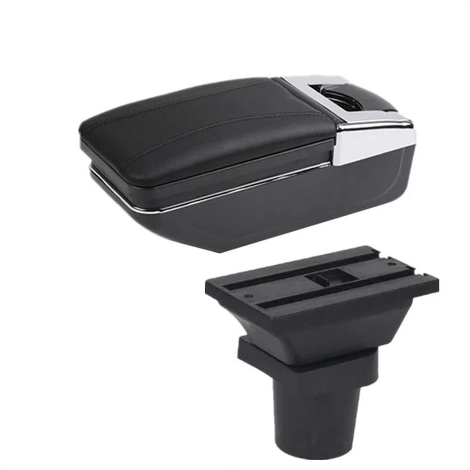 NMJLQW Storage Rack Car Armrest Central Storage Box Armrest Box Dedicated Retrofit Car Accessories For Colt PLUS(A black line)