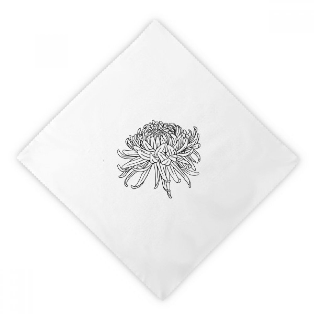 Serviettes en tissu chrysanthème 47x47 cm lot de 2 lavables