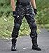 LOONG FLAG CLAN Men’s Combat Shirt&Tactical Pants，Tactical Ripstop Camo Shirt&MilitaryWater Resistant Ripstop Cargo Pants Small