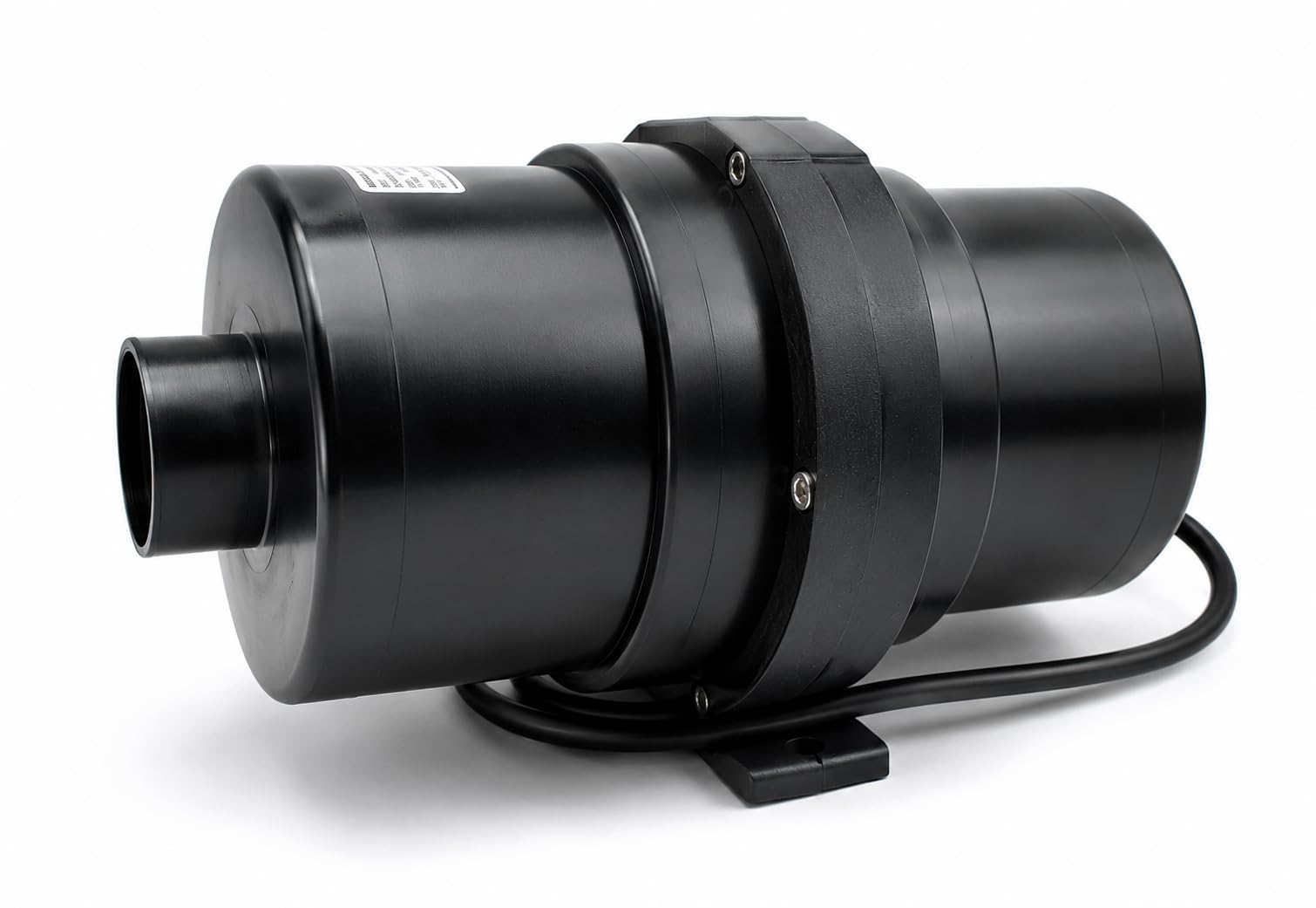 Warmpool Bomba Soplante para SPA e Hidromasaje, Turbina 1,9 CV, Uso Discontinuo, 230V, Ø50mm, Negro