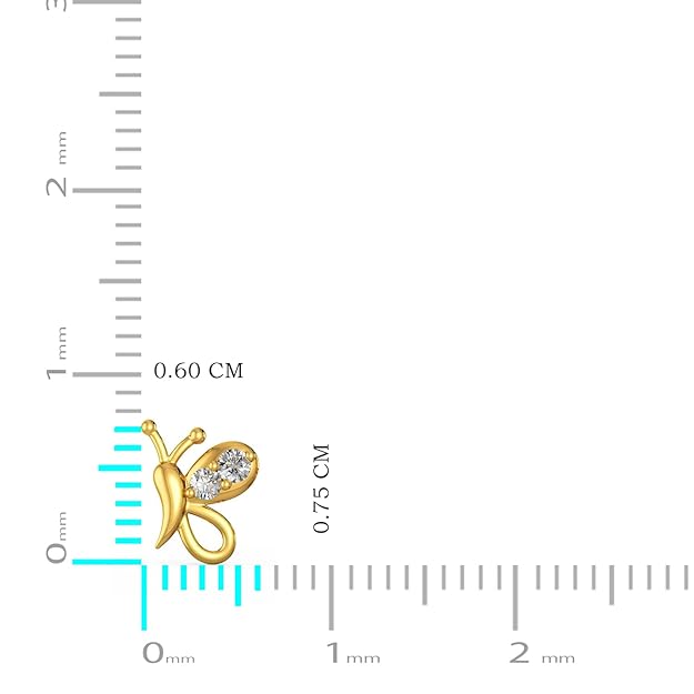 Joyalukkas 22KT Gold Stud Earrings for Women Jewelry