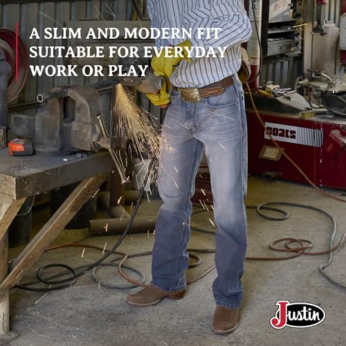 Justin 1879 J1 Modern Slim Jeans for Men - Premium Denim, Stylish Fit, Comfortable Wear, Long-Lasting, Versatile Look4