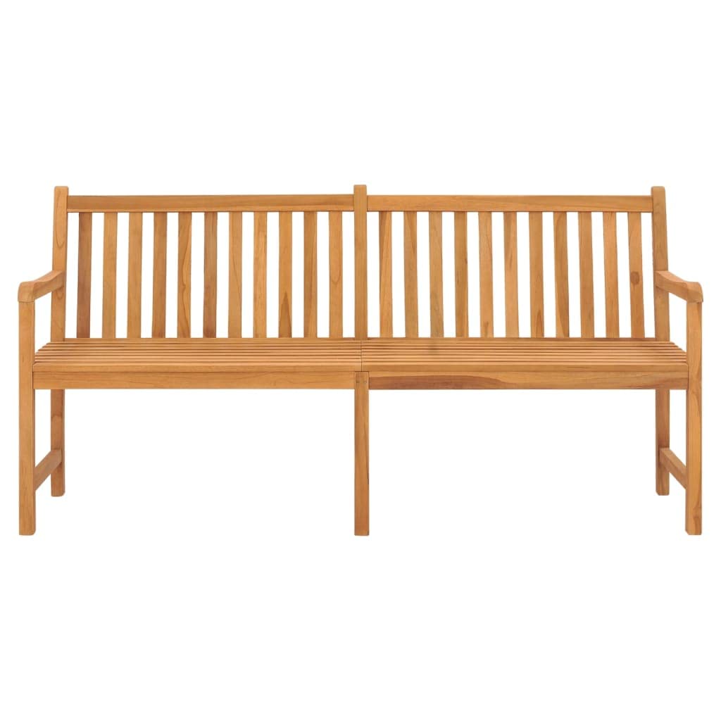 180 cm in legno di teak massiccio, mobili da esterno per casa e giardino, soluzione elegante per rilassarsi e divertirsi
