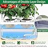 Hydroponics Growing System kit with Trellis,Smart Hydroponic Gardening System with LED Grow Light, Indoor Hydroponic Garden Herb Grow Kit for Short Tomato,Pepper,Cucumber (6200LC) #2