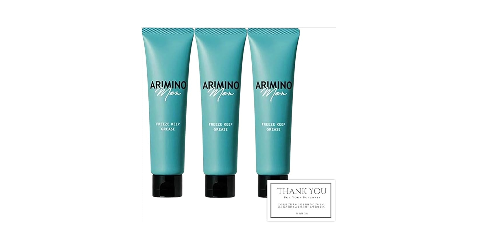 Amazon.co.jp: [Set of 3] Arimino Men Freeze Keep Grease, 3.5