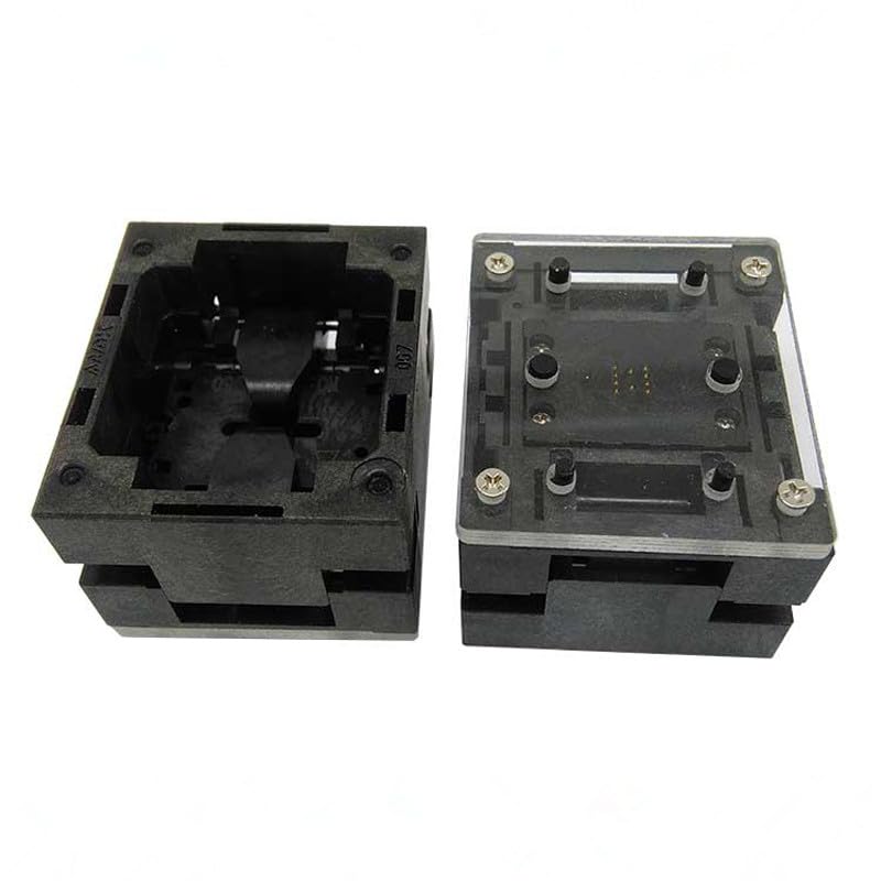 Wiring Connecting Terminals - QFN8 MLP8 WSON8 DFN8 Burn in Socket Open Top Pogo Pin with Pin Pitch 0.65mm Chip Size 3x3 Flash Adapter IC Test Burn in Socket