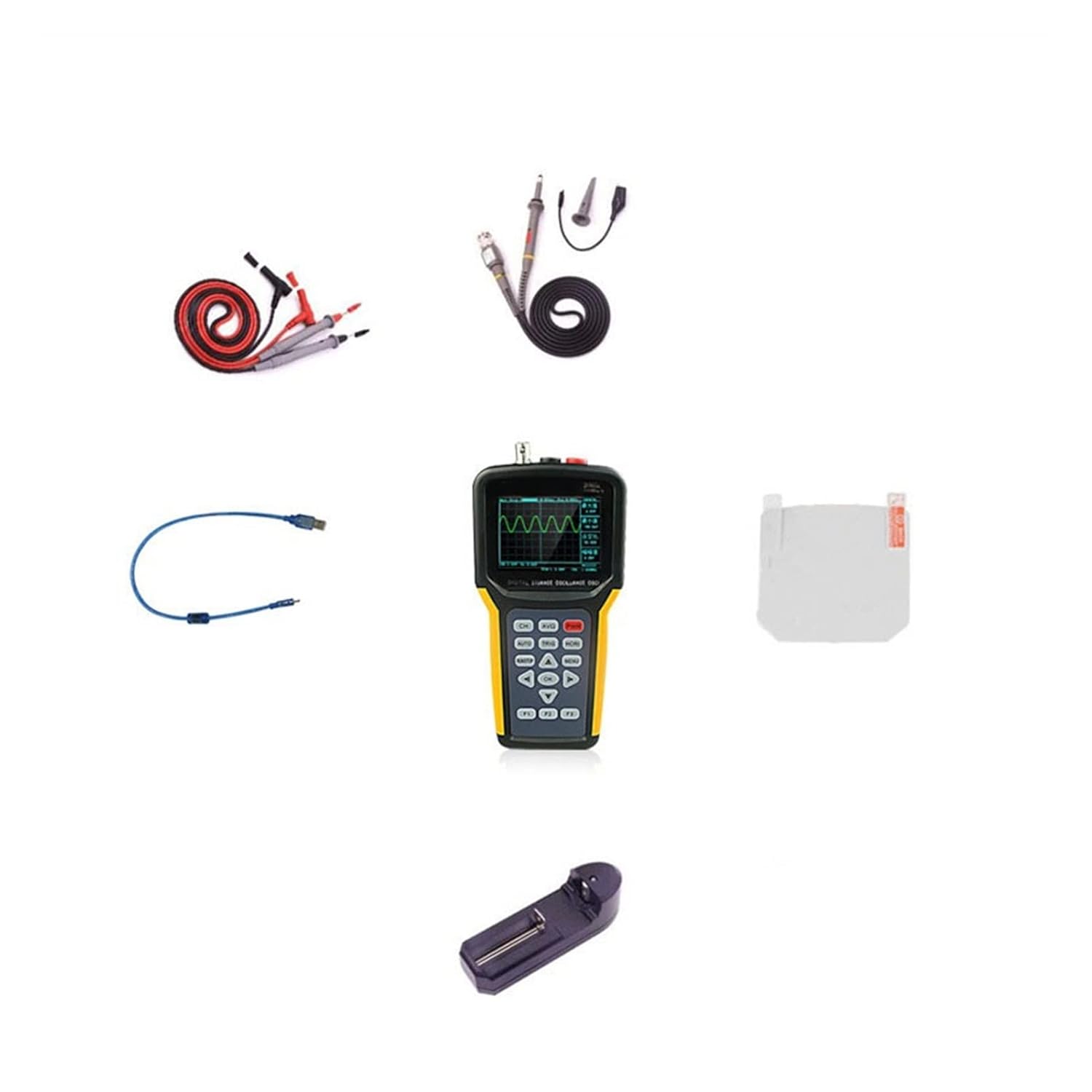 オシロスコープ 信号発生器 オシロスコープJDS2012A 20Mハンドヘルド