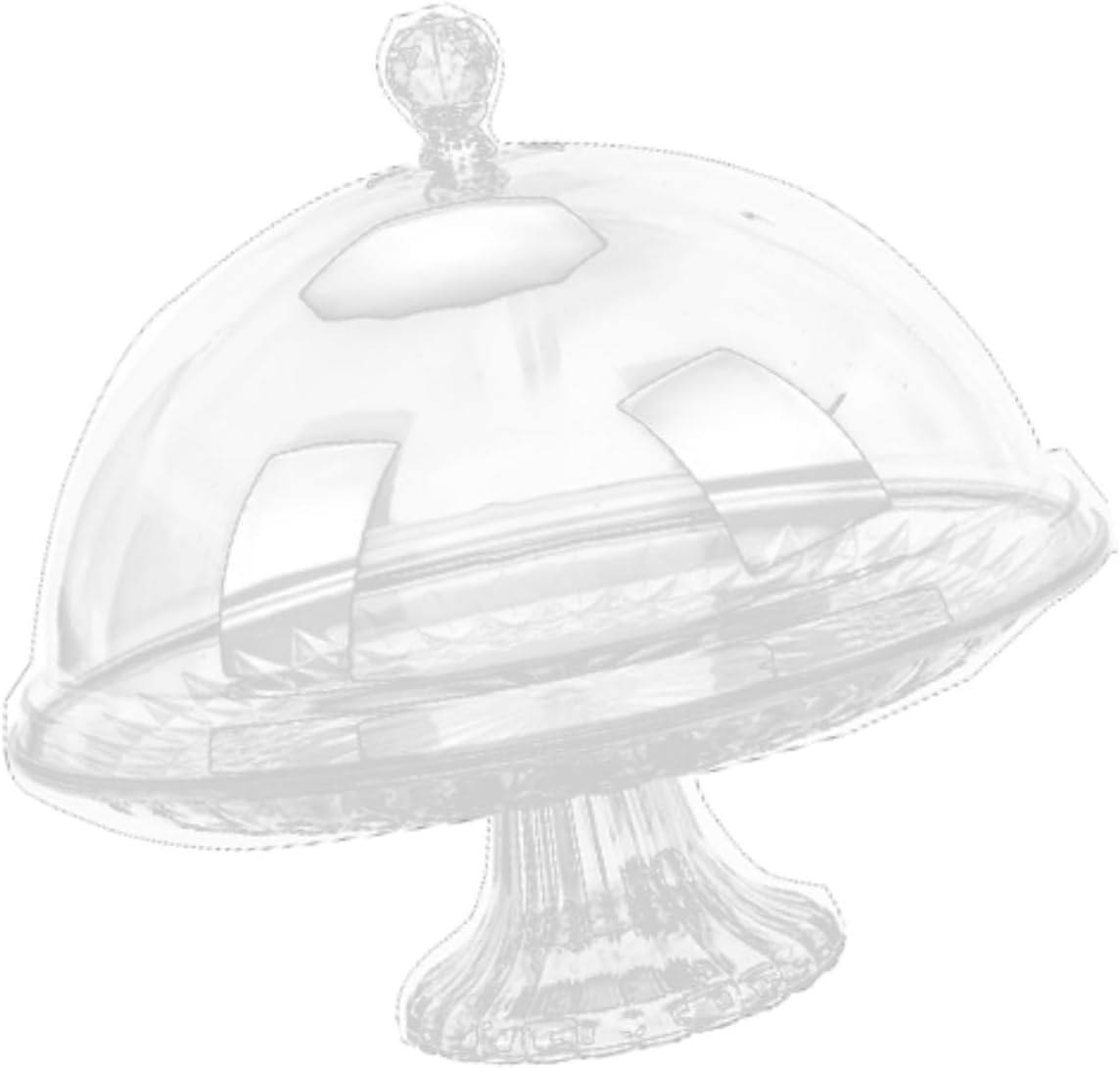Cake Stand Dessert Display Plate Round Dome Serving Plate for Candy Pie Cake|1 Serving Plate with Lid| Cake Stands| Baking Accs. & Cake Decorating | Kitchen, Dining & Bar |Home & Garden