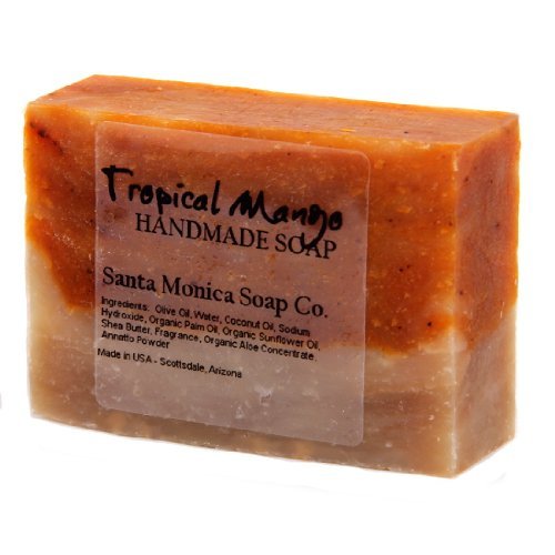 Santa Monica Soap Co. Handmade Soap Tropical Mango with Aloe Bath Soaps