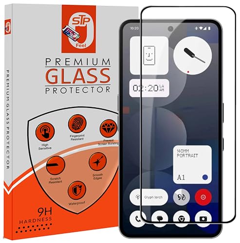 Image of Premium HD+ Tempered Glass Screen Protector Compatible For Nothing Phone 3A 5G / Phone 3A Pro 5G (6.77 Inch, Pack of 1) | Edge to Edge Coverage With Easy to installation kit