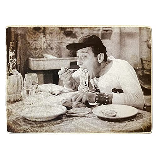 Kustom Art Magnet (magnet) Series Famous Actors Alberto Deaf Vintage for Refrigerator/Garage/Bar Print on Wood 10x6cm