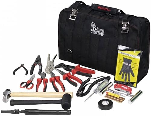 Miniatura 3 de BOXO USA Heavy Duty Off-Road King of Hammers KOH Bolsa de herramientas y juego de herramientas de 80 piezas PA917