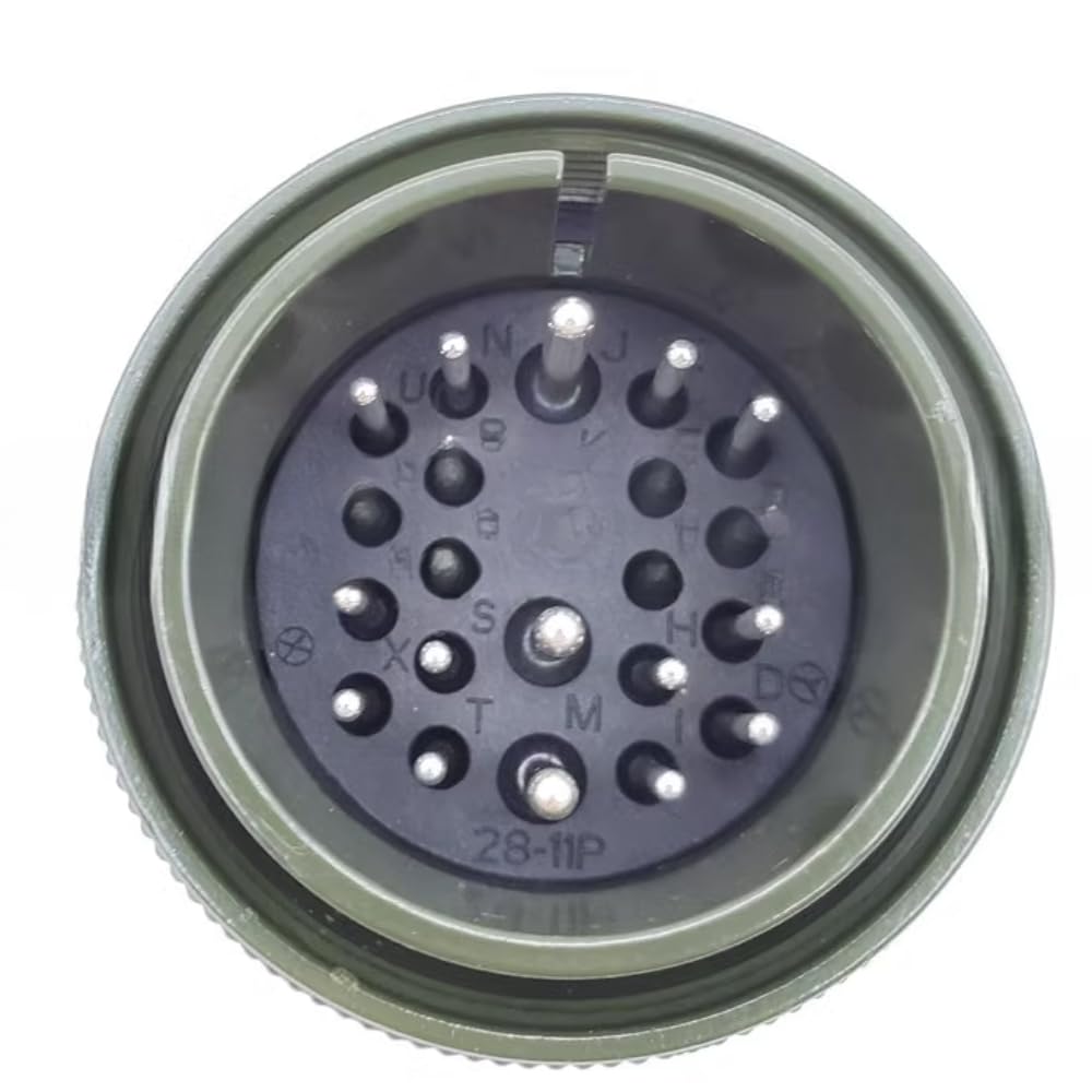 1Pc only not Like pic Shown 4-axis Connector Aviation Plug 28-11S 22 pin 17(28-11 Male Straight Head Without Tail Clip)