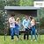 Outsunny 7FT Grill Gazebo BBQ Canopy with Sun Shade Panel Side Awning, 2 Exterior Serving Shelves, 5 Hooks for Patio Lawn Backyard Multi