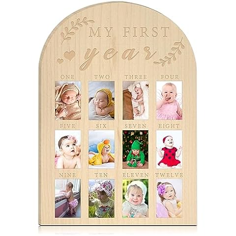 My First Year Photo Display Milestone Frame Cover