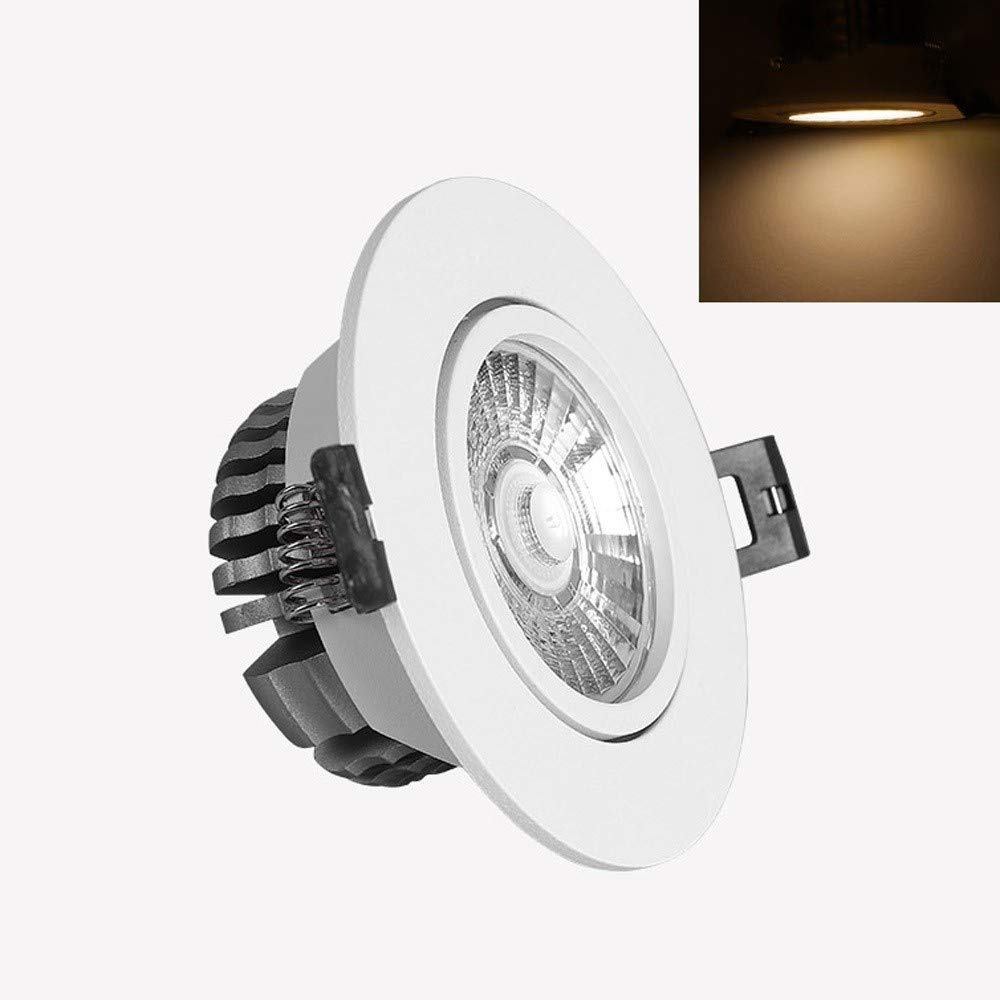 Raelf COB Downlight Slim Spotlight CRI 90 + 5W 7W Mall Wall Background Wall Light Built-in Hole Lamp Embedded LED Ceiling Lamp Downlight 10 Degree Spotlight Cob Spotlight Downlight Spotlight