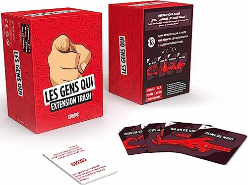 Les Gens Qui - Le Jeu d'ambiance pour les gens qui adorent râler ! - Jeu de Base + Trash - Les Gens Qui : Le Duo imbattable pour des soirées hilarantes ! Le Cadeau Parfait ! – Image 4