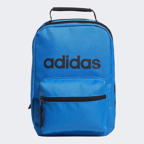 adidas Unisex Santiago Insulated Lunch Bag, Bright Blue/ Black, ONE SIZE