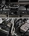 3W Floor Mats for Land Rover/Range Rover Defender 110 (4 Doors 5 Seat Only) 2020-2024 2025 (Not for Defender 110s/Rubber Flooring), TPE All Weather Custom Fit Floor Liner Full Set, Black