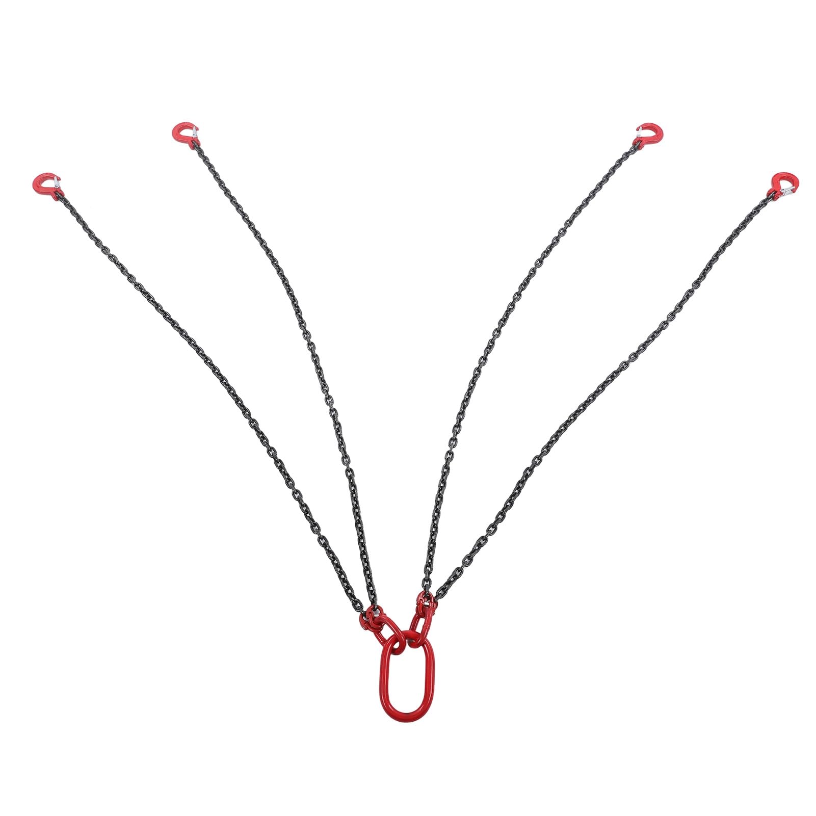 Eslinga de Cadena de 4 Patas Cadena de Elevación de Acero Duradera para Sitio de Construcción Minera 1,5 M 4 Patas (6T)