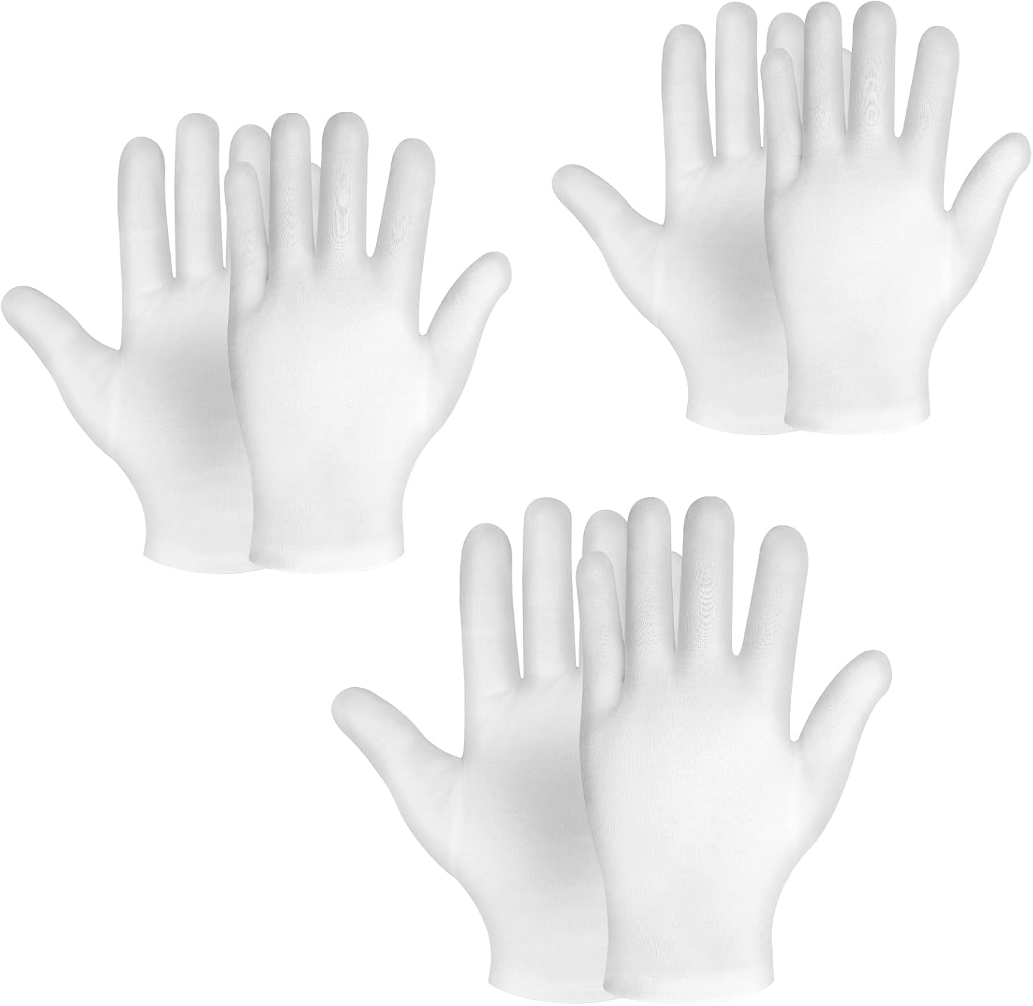 WLLHYF Moisturizing Gloves, White Cotton Gloves for Women