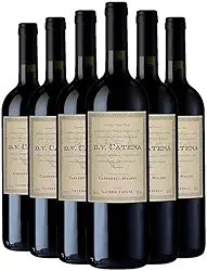 DV Catena Vinho Argentino Tinto, Cabernet-Malbec, Vidro, 6 Unidades, Armazenamento Horizontal, 30 cm Altura