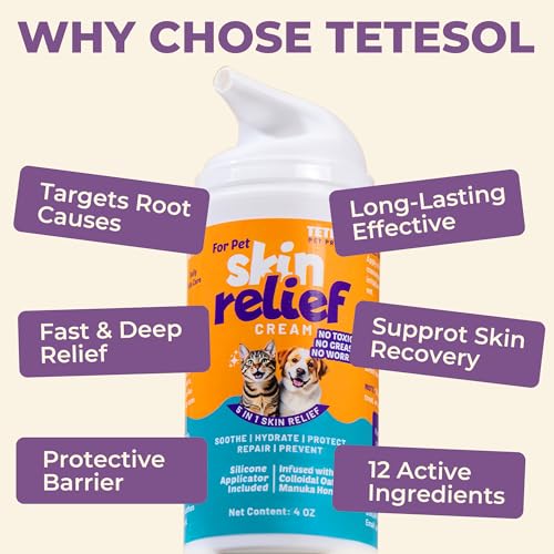 5% Off Dog Itchy Skin Relief Cream with Colloidal Oatmeal - Image 4