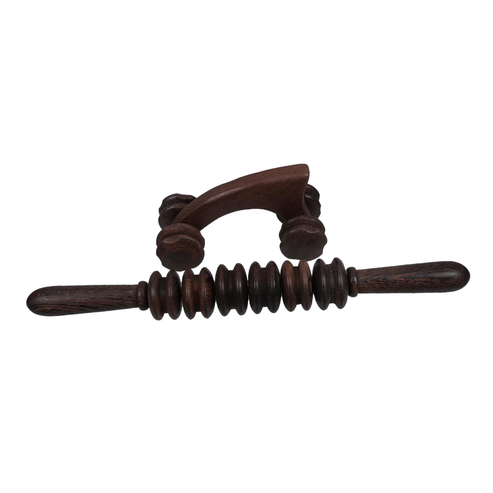 TOVINANNA Pcs Wooden Muscle Roller Stick Set Solid Wood Massage Tool for Back Neck Waist Relief