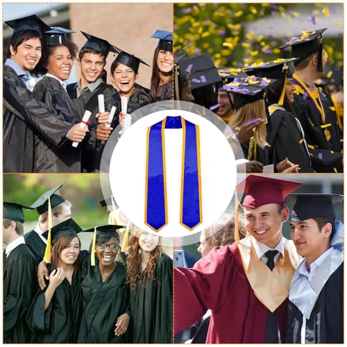 Graduation Decorations - Stylish Plain Graduate Stole | Palin Graduation Sash 2025 | Graduation Stole | Graduation Shawl4