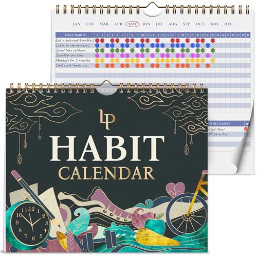 Legend Habit Calendar to Track Daily Habits – Motivational Tracker