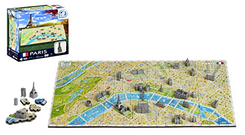 4D Cityscape Mini Puzzle (166 Piece), Paris
