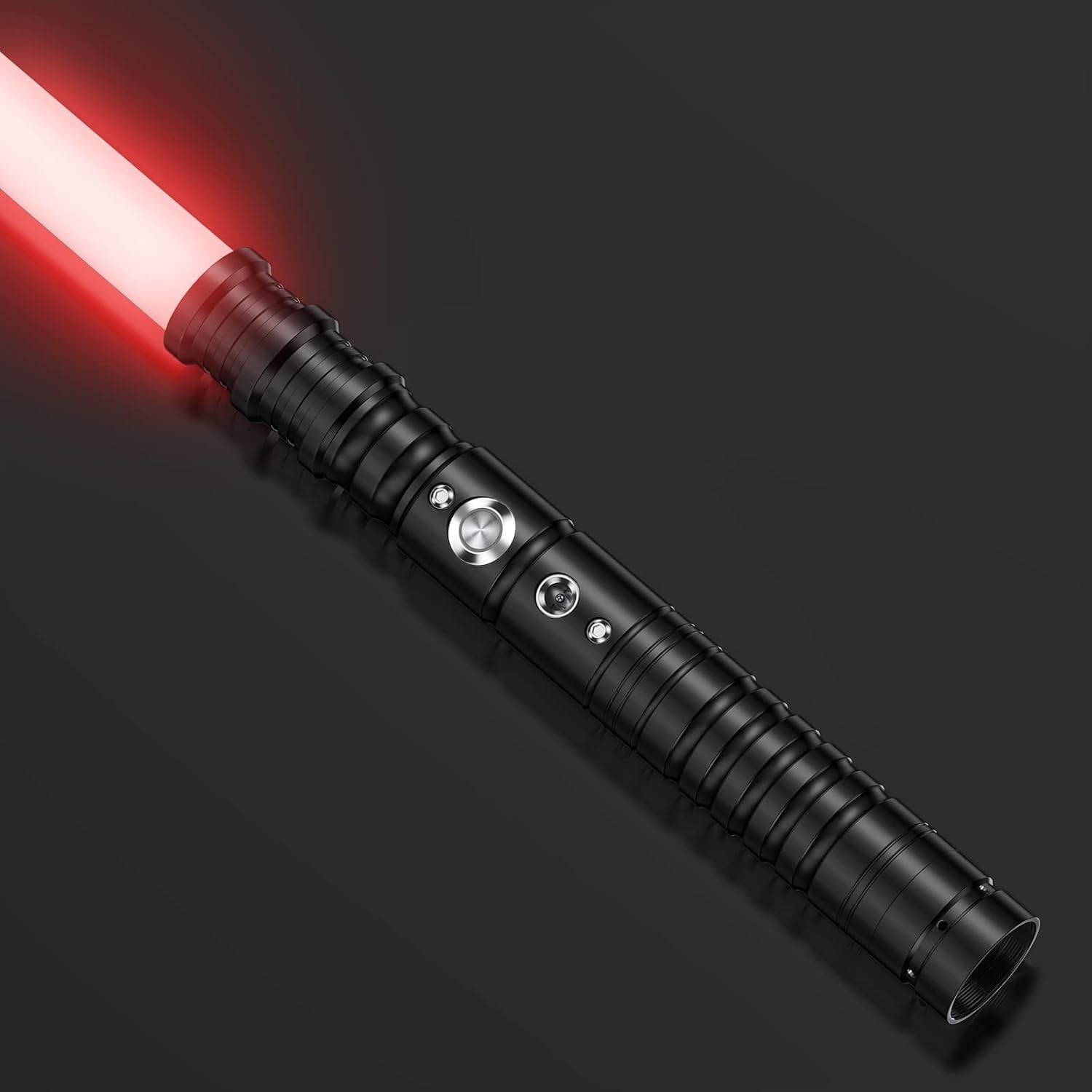Sabre Laser,Sabre Laser de Duel,Polices sonores, Couleurs RGB, poignée en métal,Sabres Laser Rechargeables USB-C,épée Laser à Effets spéciaux pour fêtes d'enfants,Cadeaux,Cosplay (GJ6524)