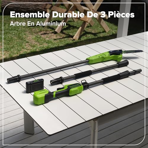 Greenworks POWERALL 24V Elagueuse sur perche 20cm Gen. II Batterie 2Ah - vue 6