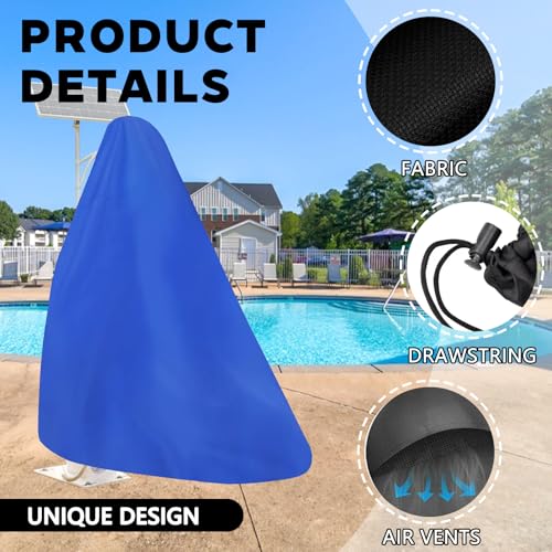 Protector para silla elevadora de piscina 600D azul miniatura 3