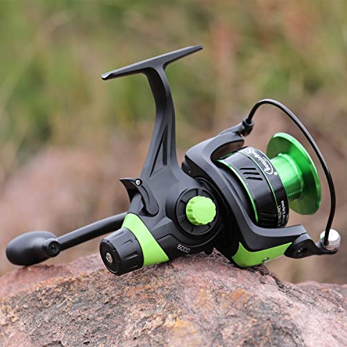 Image of Sougayilang Spinning Reel 13+1 Stainless Steel BB Bait Feeder Carp Fishing Reel for Freshwater and Saltwater-KO4000