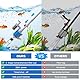 Domisyee Elektrischer Mulmsauger Aquarium, 28W, 6-in-1 Siphon Staubsauger Reinigungsset für Wasserwechsel, Sandwaschung, Kies und Bodengrund Reinigen