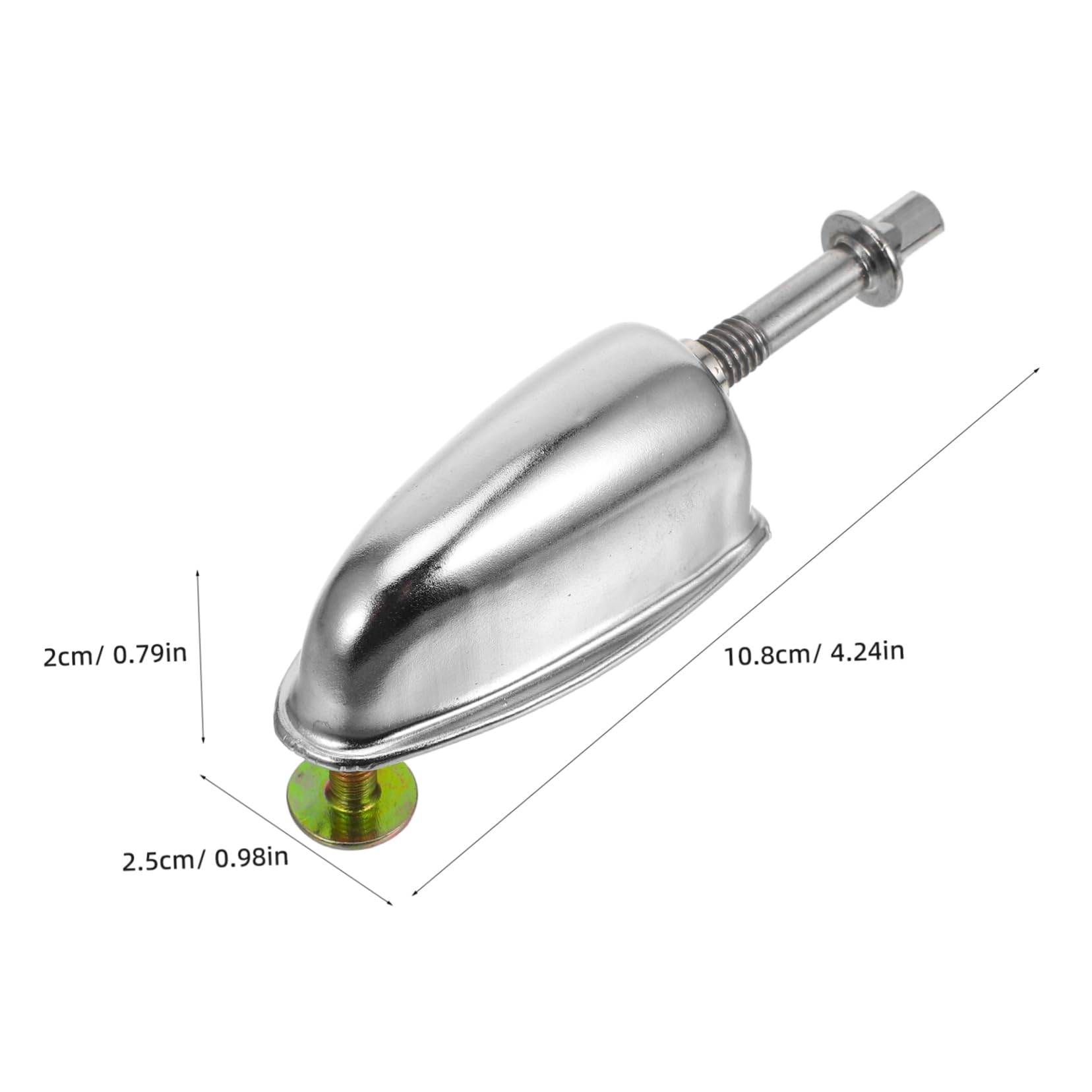 Yardwe Replacement Drum Lugs for Snare and Bass Drums Durable Drum Hooks with Mounting Screws Drum Accessories for Quick Installation and Replacement of Damaged Parts