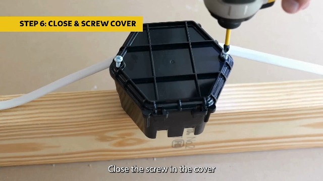 Rack-A-Tiers Open Splice Junction Box (5 Pack) (UL Listed), One