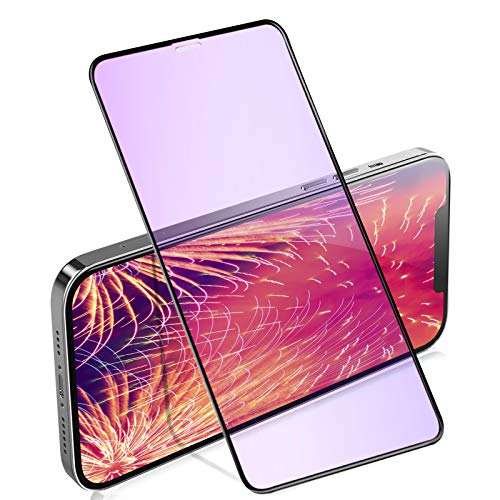 【ブルーライトカット/2枚入り】 iPhone12ガラスフィルム iPhone 12 Pro フィルム iPhone 12 専用設計 iphone12pro ブルーライト アイフォン12pro 保護ガラスiPhone12 / iPhone 12 Pro 強化ガラス フィルム 【6.1インチ用】【目の疲れ軽減】【/超薄型/反射防止/硬度9H/気泡ゼロ/貼り付け簡単】