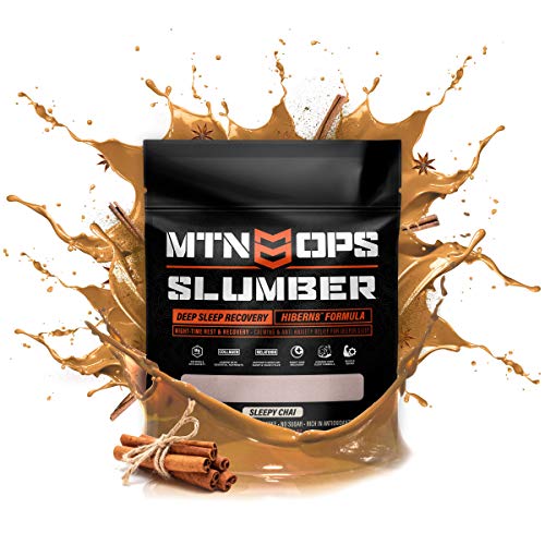 MTN OPS Slumber Deep Sleep Aid & Muscle Recovery Supplement - 30 Servings, Sleepy Chai