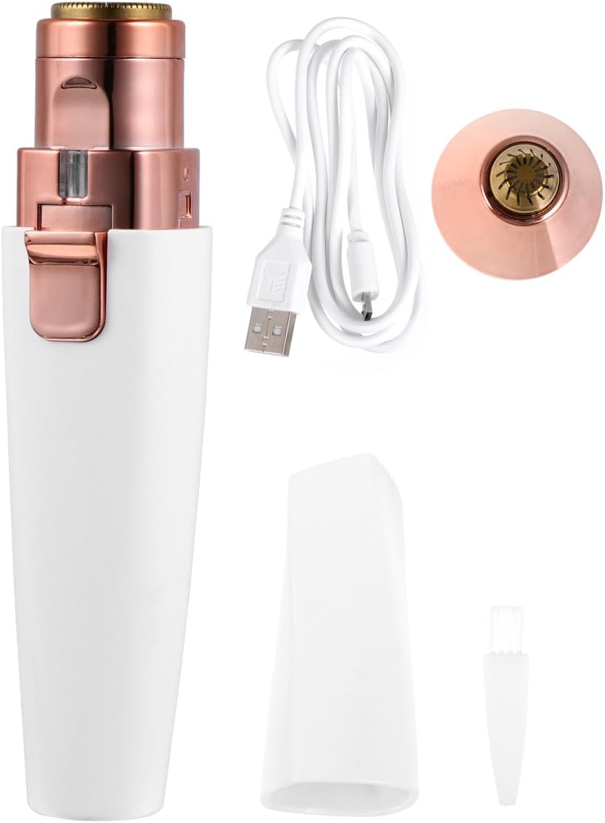 Hemoton 1pc Rechargeable Eyebrow Trimmer for Women Remover for Face Eyebrows Pain Precision Shaving USB Rechargeable Personal Care and Grooming