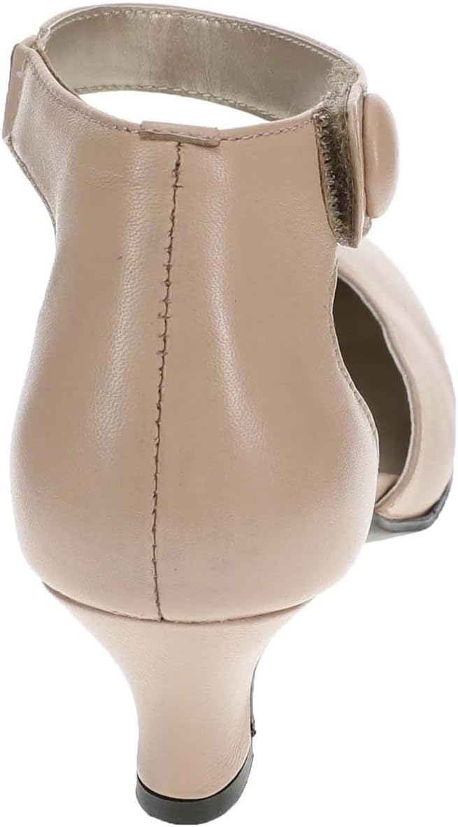 ARRAY Women's Charlie D'Orsay Low Heel Pump with Ankle Strap