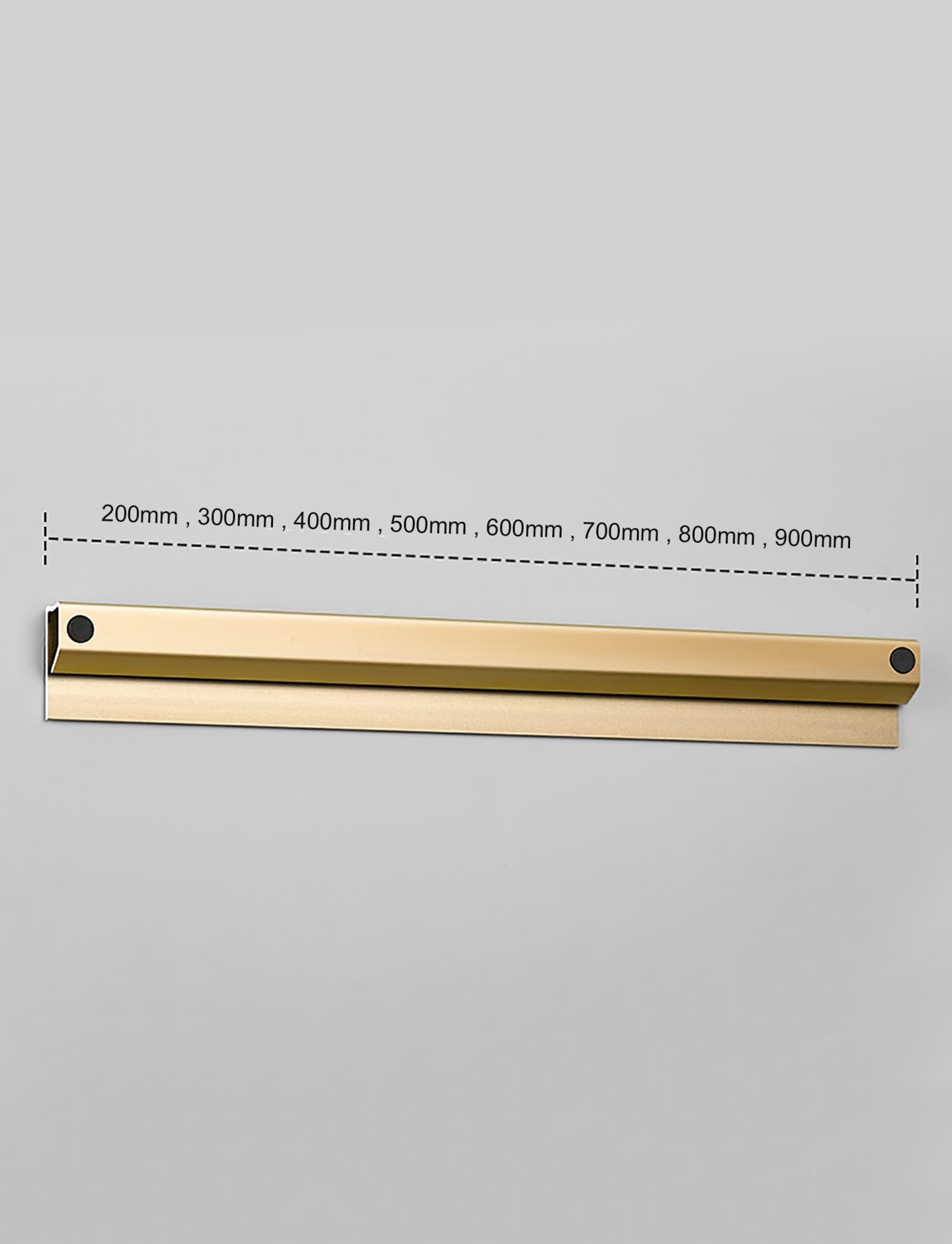 Titular de boletos pedido restaurante aluminio | Oro 200-900 mm for restaurante: Titular del ticket de pedido