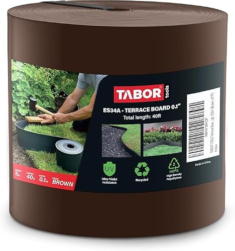 TABOR TOOLS Terrace Board Brown 60 Ft