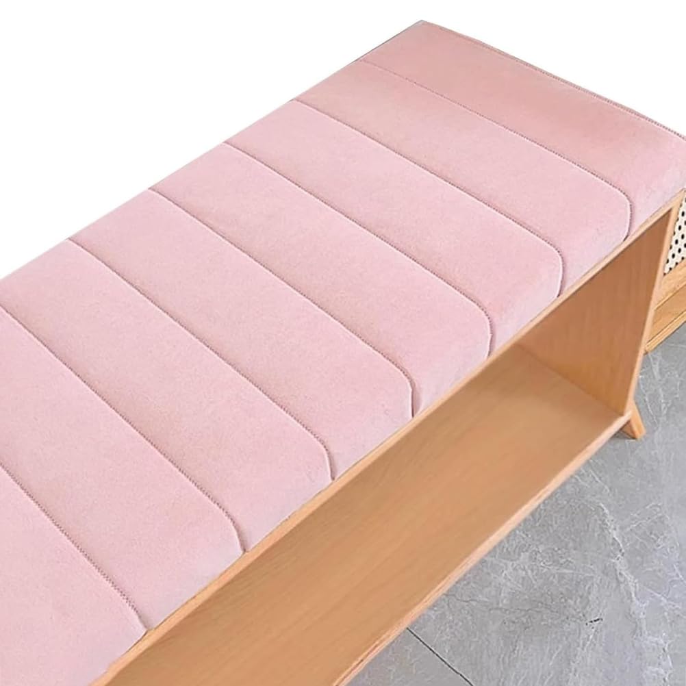 Coussin de banc déhoussable et imperméable 160x40cm imprimé roses élégantes
