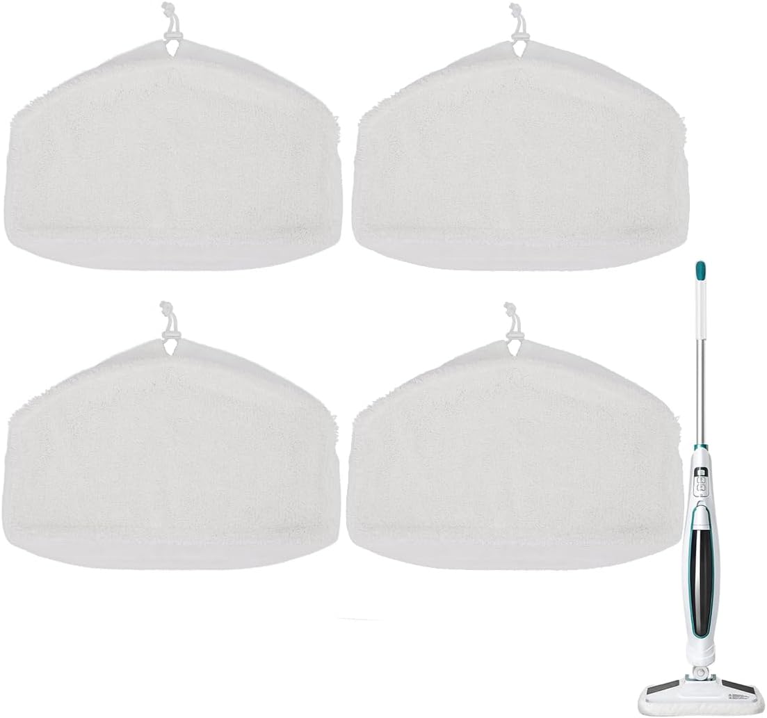 Sgizoku SMP01 Replacement Mop Pads for for Kenmore SM2060 S200 Series Steam Mop - Reusable Washable Steam Microfiber Cloth Accessories - 3 Pack