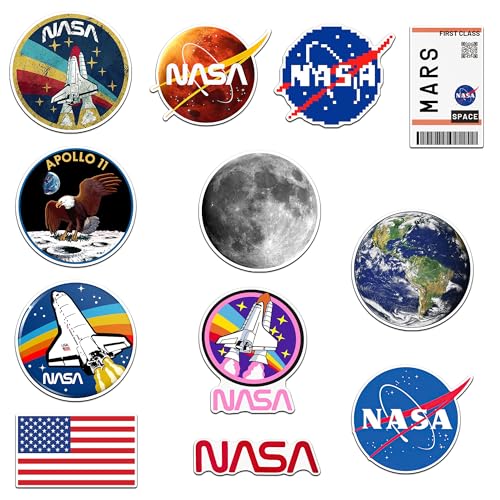 Imán de nevera decorativo Space Earth Rocket Pack 12