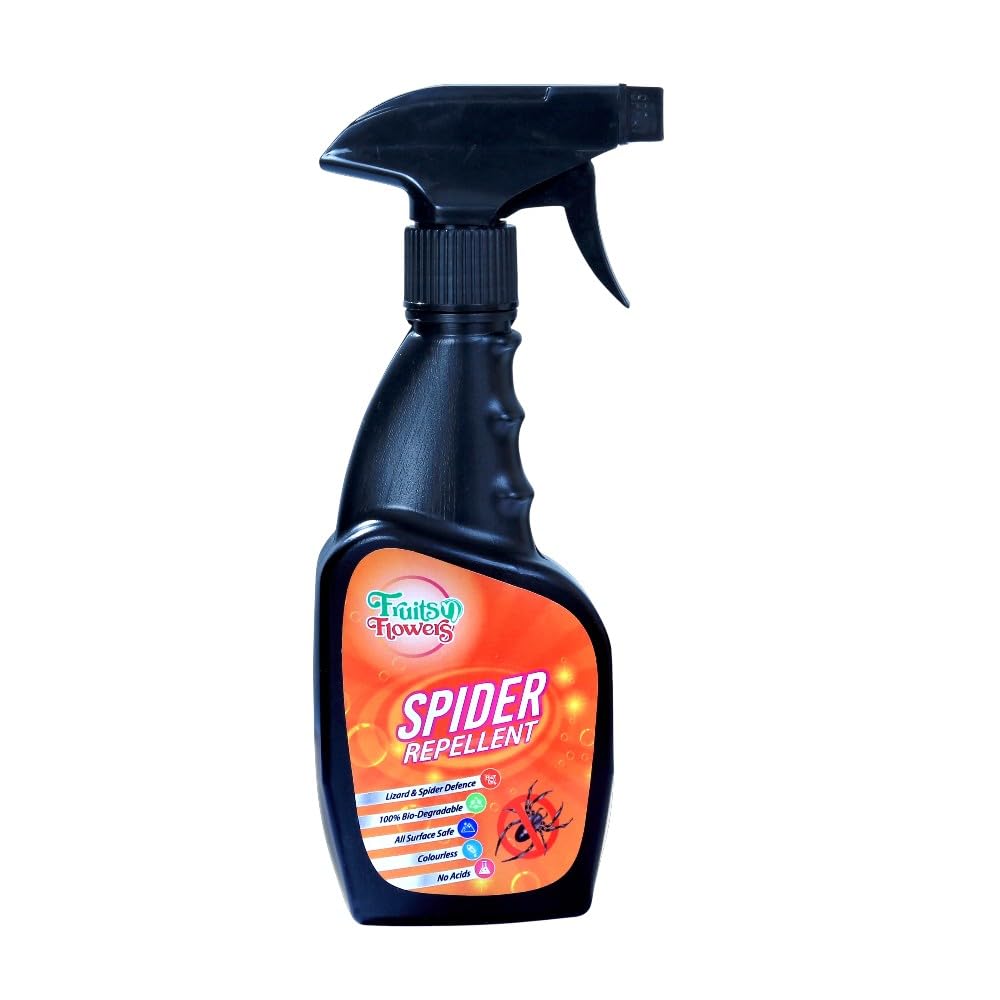 FruitsnFlowers Organic repelling spiders Spray - 250ml | Natural Compounds that create an environment Spiders find Unpleasant | 100% Natural & Chemical free | Baby & Pet safe | Effective on all types of Spiders-image-46